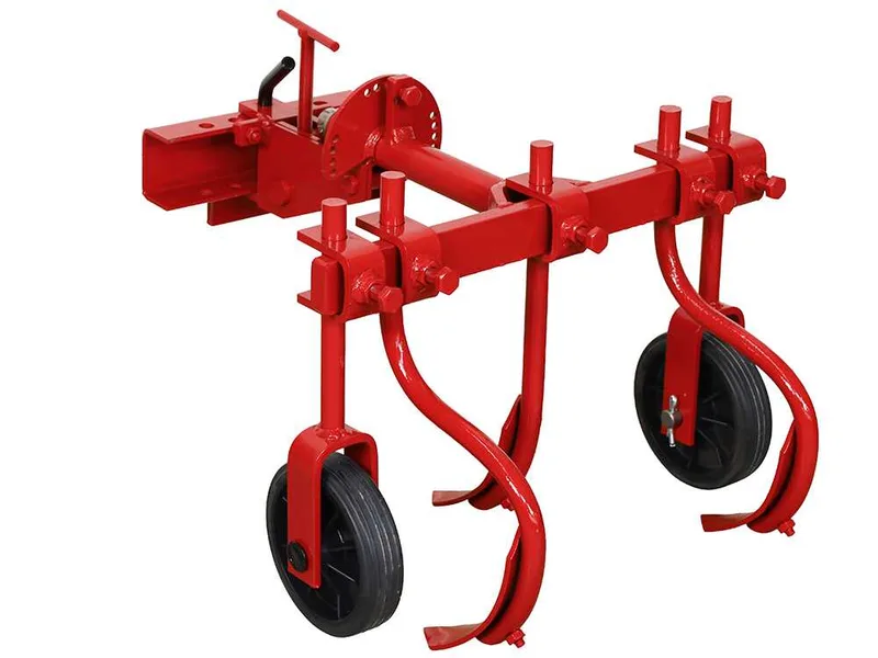 Extirpateur à trois socs ET-3 avec attache rapide réglable et barre porte-outils - Pour motoculteurs de 6 à 10 CV