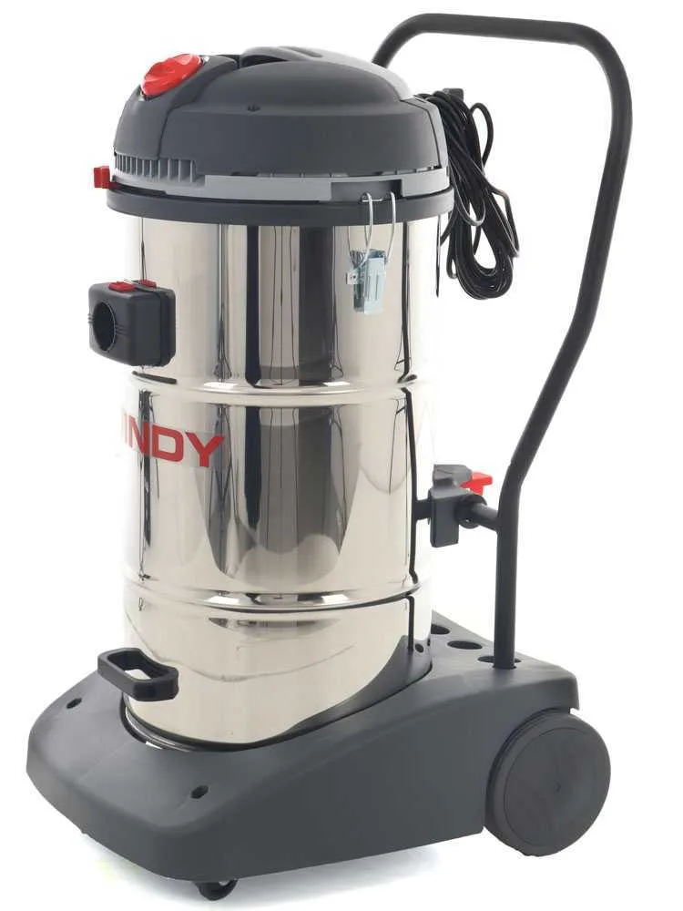 Lavor Windy 365 IR - Aspirateur eau et poussière - aspirateur à poussière et liquides - Bidon rabattable en INOX