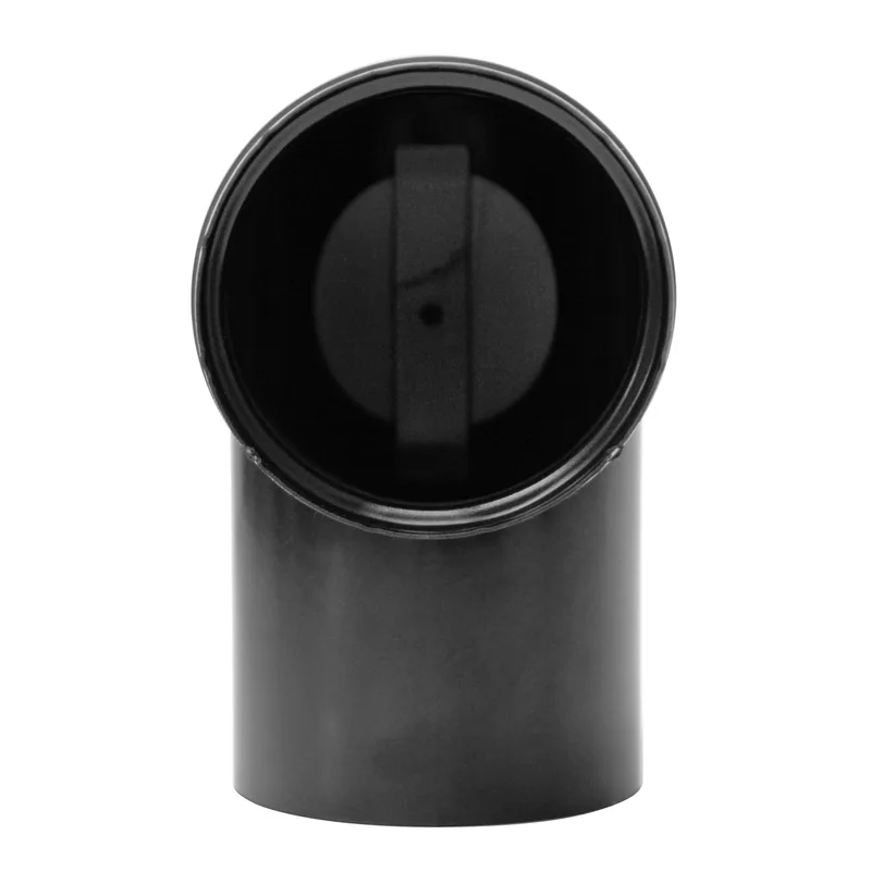 Coude de conduit de fumée / tuyau de poêle Raik 80 mm - 90° en deux parties avec ouverture de nettoyage