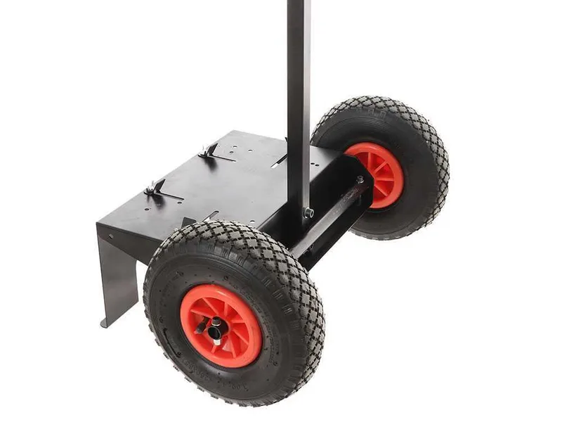 Chariot porte-batterie professionnel Volpi pour le déplacement des batteries des peignes vibreurs