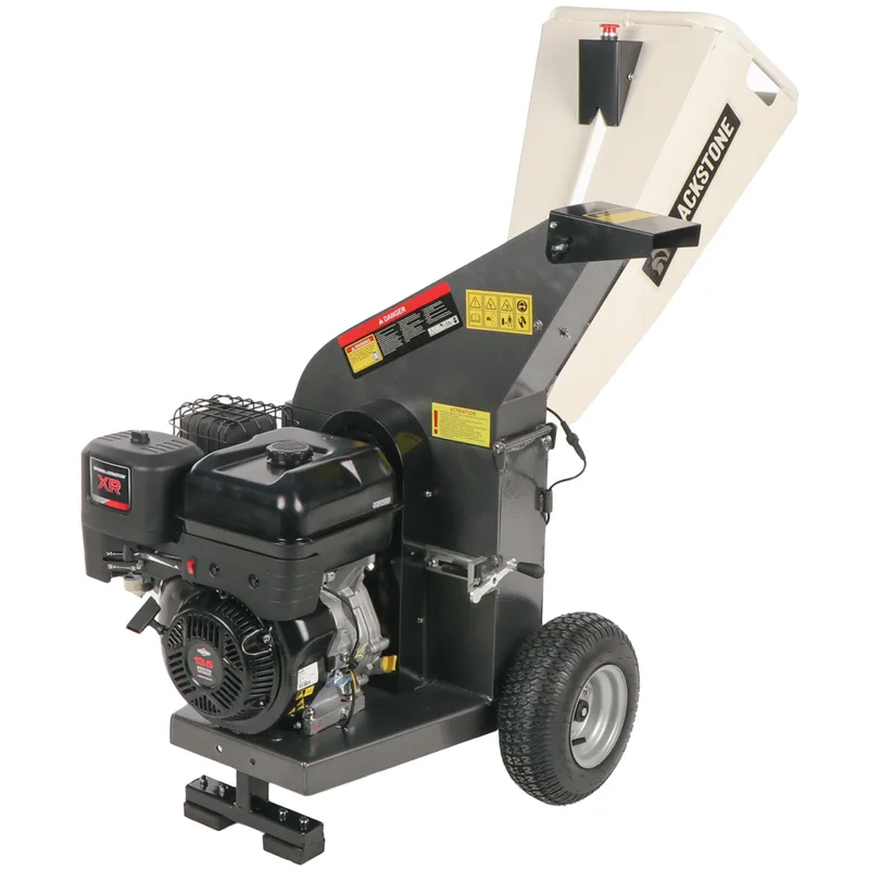 BlackStone DSP 150 BS - Broyeur de branches thermique - Moteur à essence Briggs & Stratton de 420 cm3
