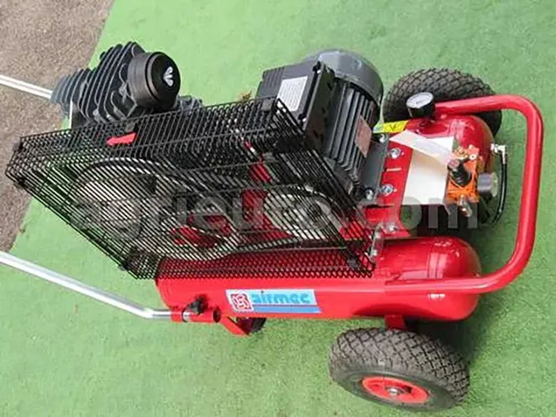 Motocompresseur avec moteur électrique Airmec 410 lt/min. compresseur de chantier