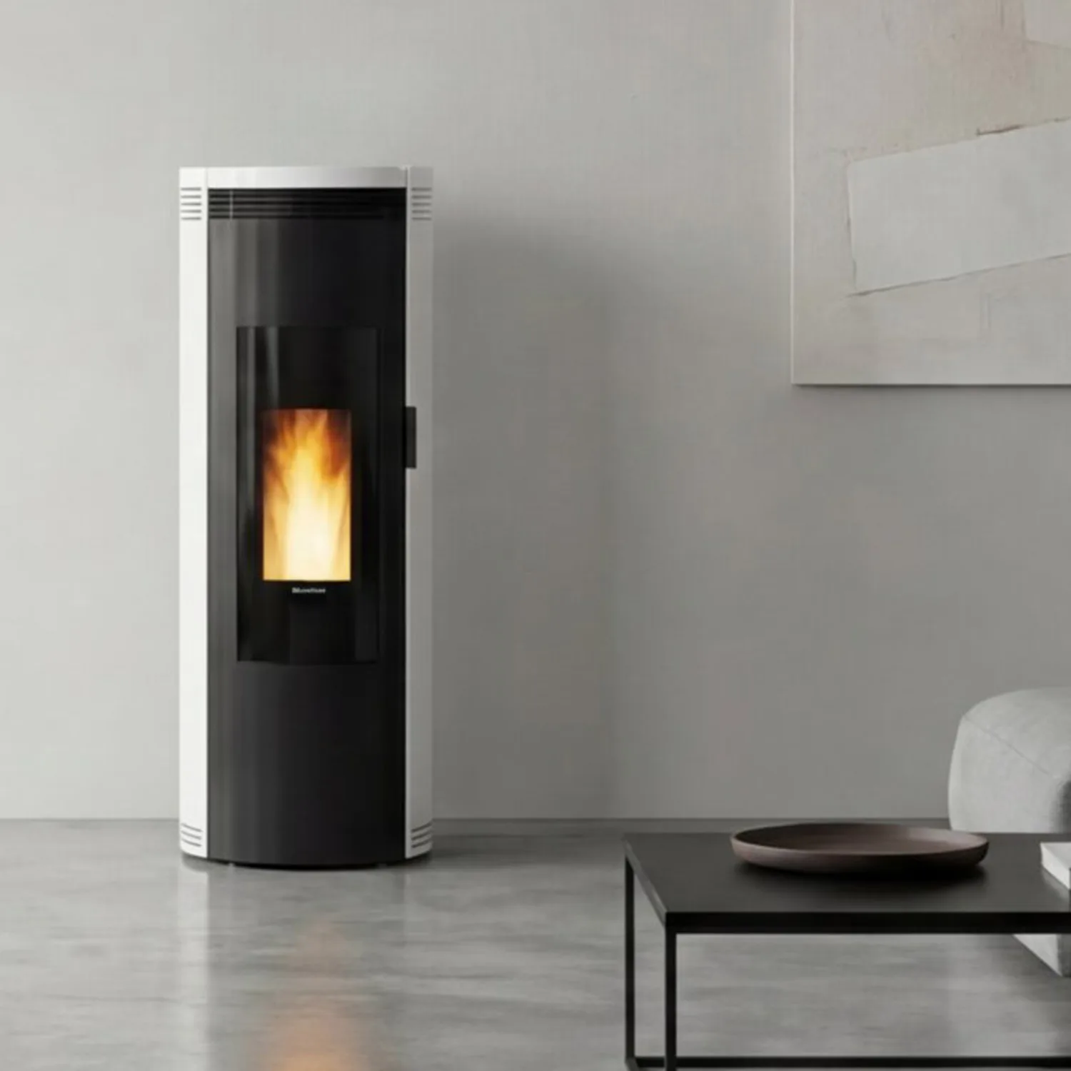 Extraflame Amika AD Poêle à granulés Traditional Line blanc