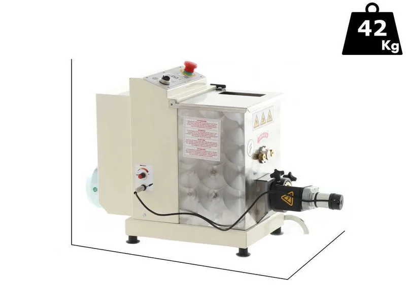 Fama Grande avec coupe-pâtes - Machine à pâtes professionnelle triphasée 2 en 1 - Pétrissage et extrusion