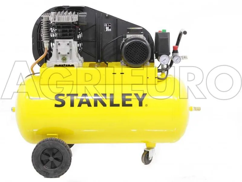 Stanley B 345/10/100 T - Compresseur d'air électrique triphasé à courroie - Moteur 3 CV - 100 L