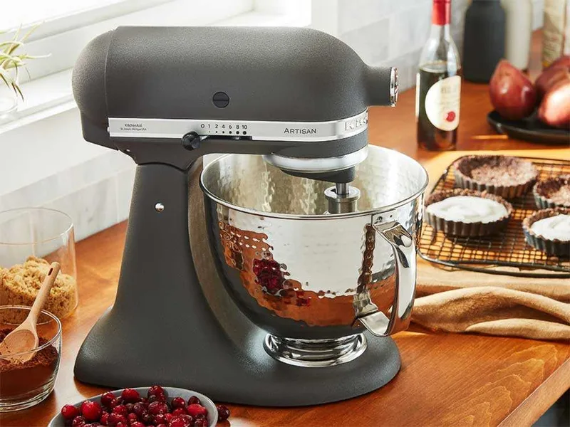 KitchenAid 5KSM5SSBHM - Bol en acier inox 4,8 L - Effet martelé
