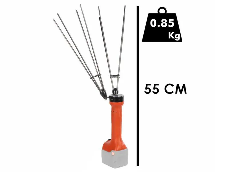 Stocker Magma E-35 21 V - Peigne vibreur manuel sans perche à batteries - 21 V 4 Ah