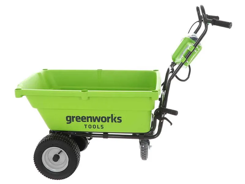Greenworks G40GC Garden Cart - Brouette à batterie sur roues 40V 4Ah