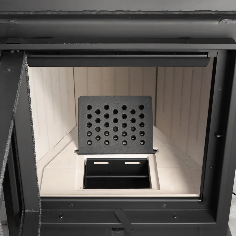 Schmitzker No4 avec cadre en acier, insert de cheminée de 10 kW avec échangeur d'eau