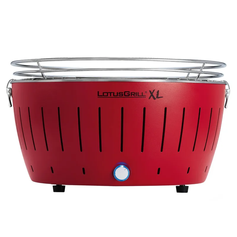 LotusGrill LG G435 U RD - Barbecue portable pour l'extérieur XL - Coque rouge
