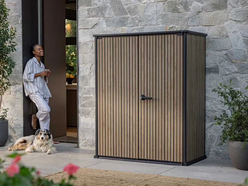 Keter Signature Venetian - Armoire à outils de jardin - 140 x 73 x 170 cm