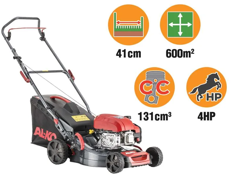 Al-Ko Easy 4.26 P-D - Tondeuse à gazon thermique - 3 en 1 - Moteur AL-KO Tech 5000 de 131 cm³