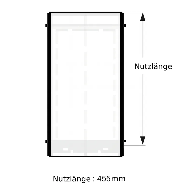 Schiedel ICS élément de tuyau 500 mm Ø200 double paroi brillant