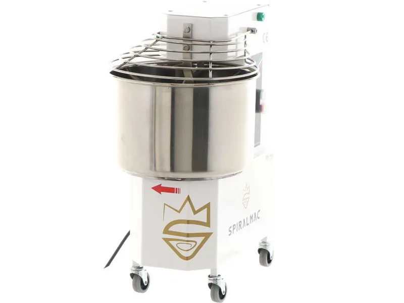 Pétrin à spirale SPIRALMAC SV12 monophasé - Capacité de pâte 12 Kg
