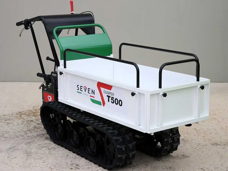 Brouette à chenilles Seven Italy T500 GX - Benne extensible - Capacité 500 kg