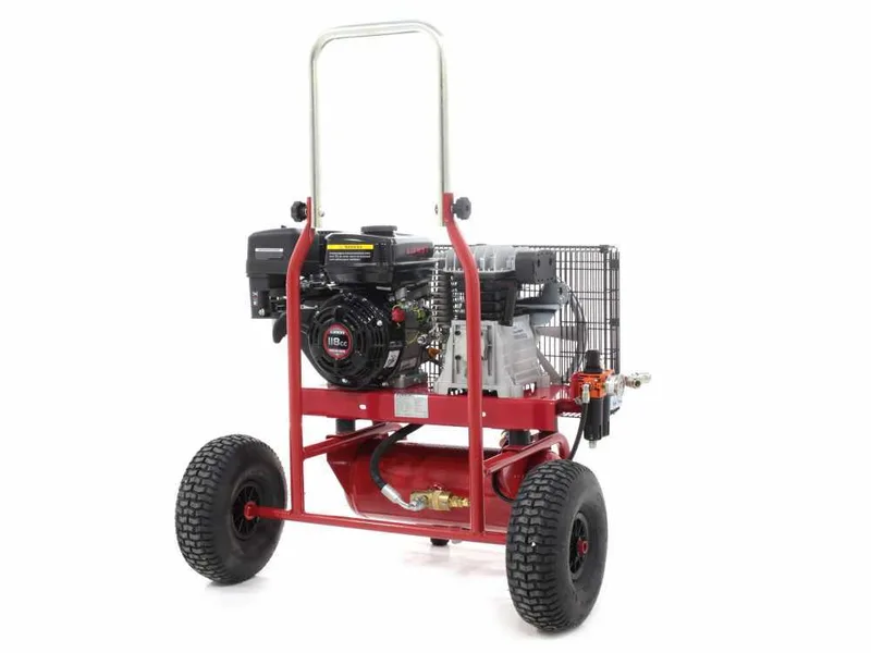 Motocompresseur avec moteur essence Agrieuro TB 10/270 compresseur thermique à essence