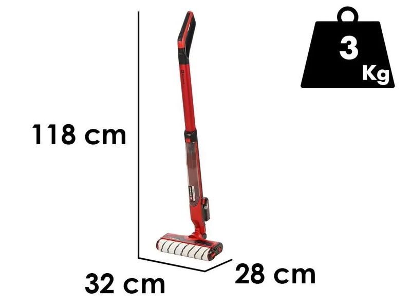 Einhell CLEANEXXO - Nettoyeur de sols à batterie 3 en 1 : lave, sèche et aspire