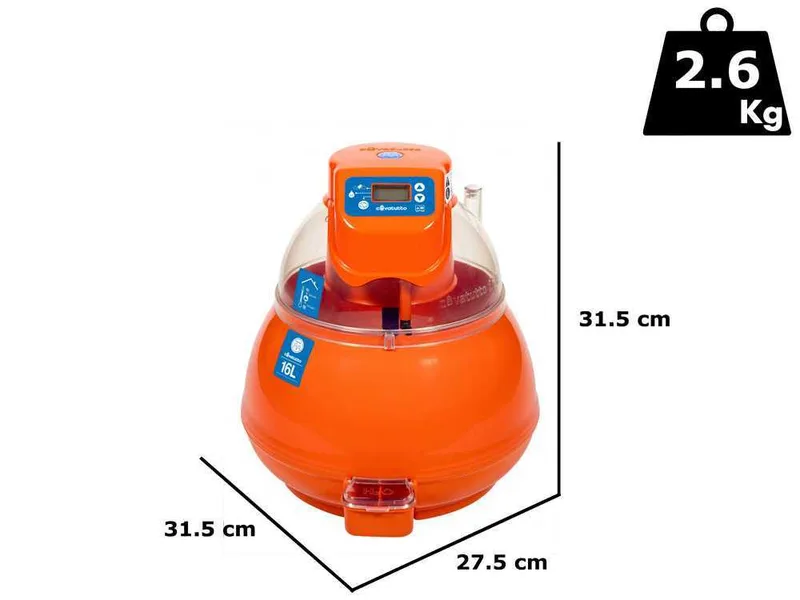 Novital Covatutto 16L Pro Couveuse à œufs automatique - 16 œufs