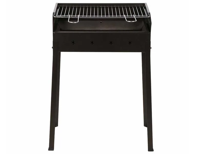 Mille Stella Eco Medium - Barbecue à charbon en fer artisanal - 57,5x37 cm