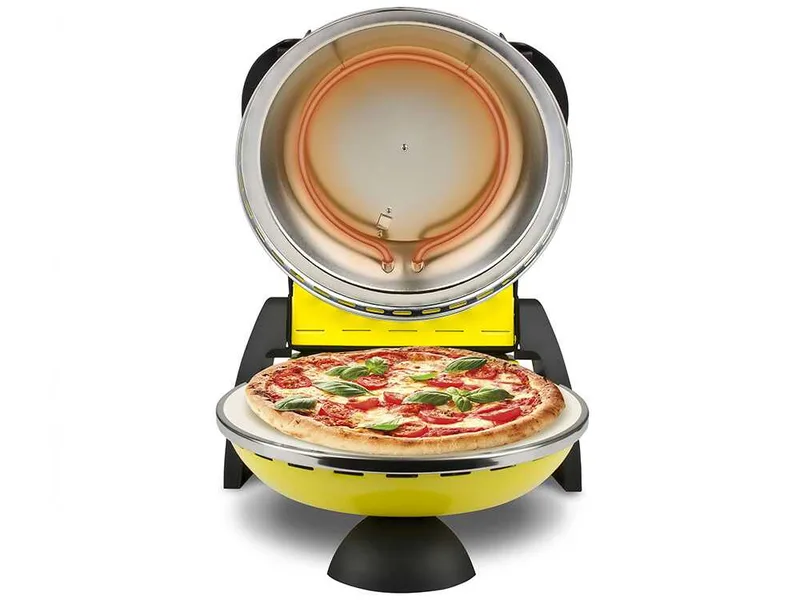 G3 Ferrari Delizia Jaune - Four à pizza électrique - Pierre réfractaire