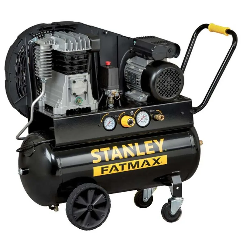 Stanley Fatmax B 400/10/100 - Compresseur d'air électrique monophasé à courroie - Moteur 3 CV - 100 L