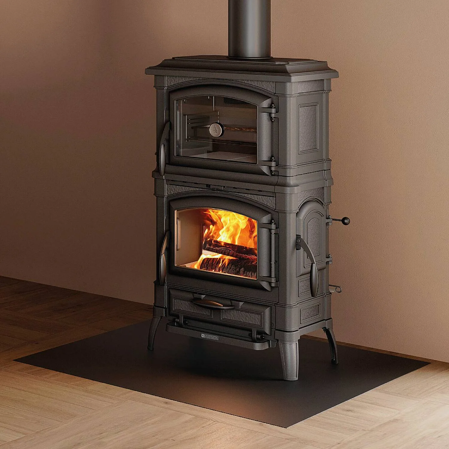 La Nordica Isetta Forno Poele a bois avec four integre