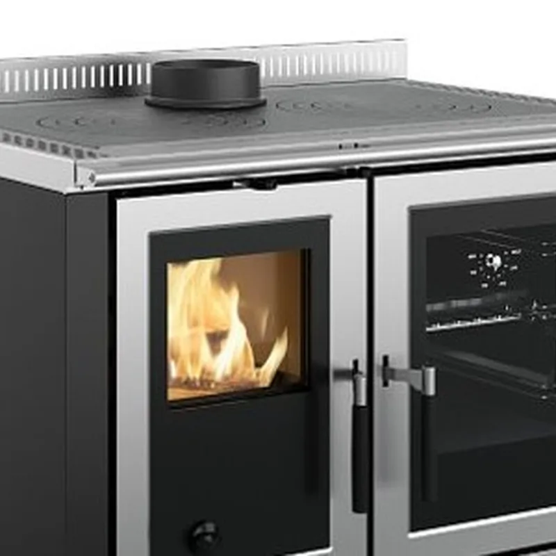 La Nordica VENEZIA.16 - Anthracite Noir cuisinière à bois