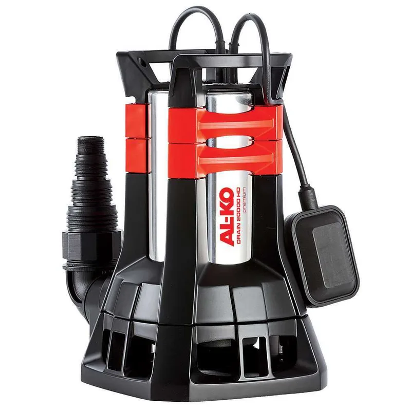 Pompe électrique submersible pour eaux chargées al-ko drain 20000 HD 1300W - Multi-raccord