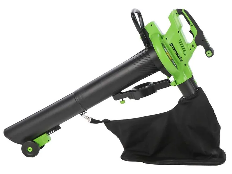 Greenworks GD48BVIIK4 - Souffleur aspirateur à batterie 48V 4Ah
