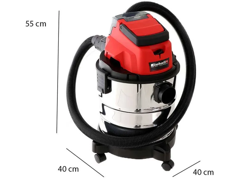 Einhell TC-VC 18/20 Li - Aspirateur eau et poussière à batterie - 18V 5-8 Ah