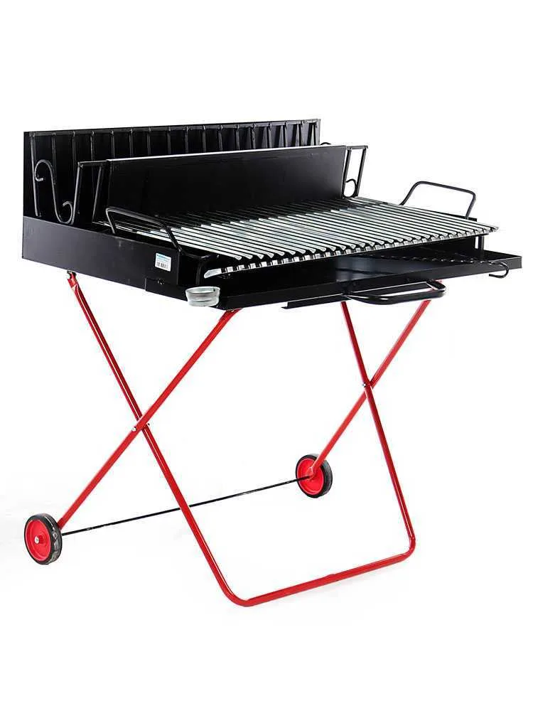 Pegoraro Angelo 323 Maxi - Barbecue portable à bois et charbon - Pliant