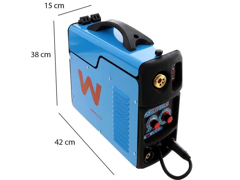 Poste à souder à fil Awelco mig inverter easymig 180 euro - mma - mig - tig - gaz/no gaz