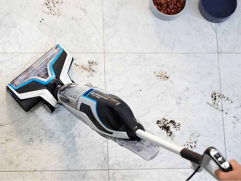 BISSELL CrossWave Pet Pro - Nettoyeur de sols électrique 3 en 1 lave, sèche et aspire