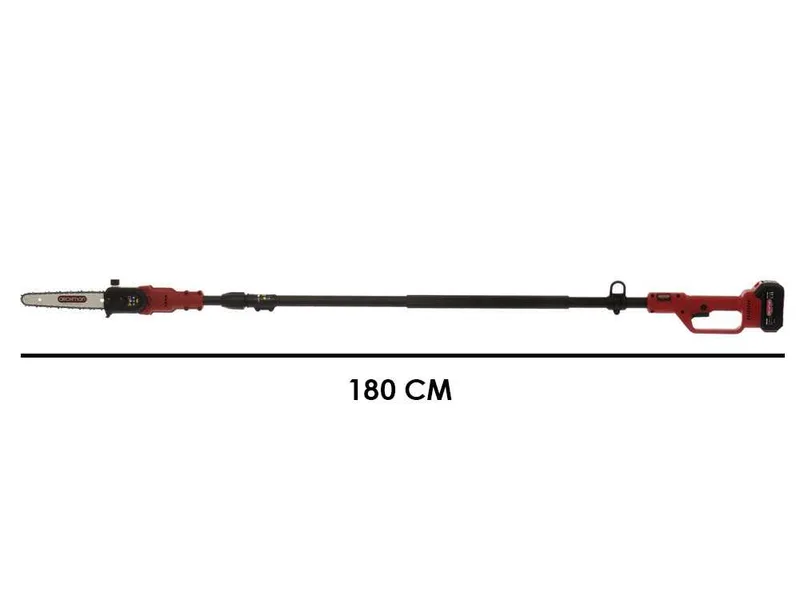 ARCHMAN PE04AT - Élagueuse à batterie sur perche télescopique - 180-270 cm - 2x 21V 4Ah
