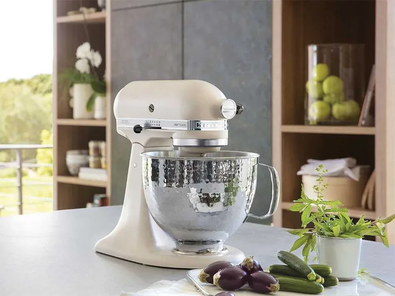 KitchenAid 5KSM5SSBHM - Bol en acier inox 4,8 L - Effet martelé