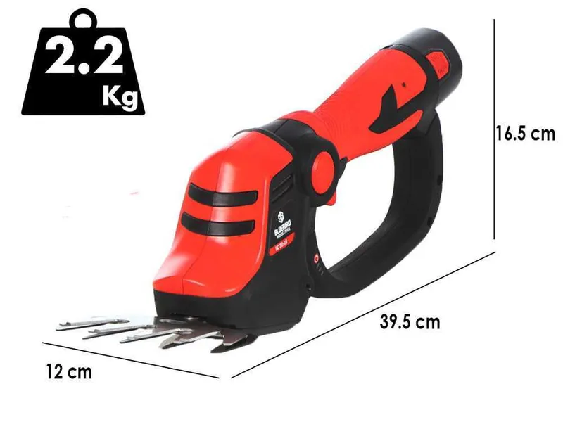 Blue Bird GC 22-10 - Cisaille à gazon à batterie - Sculpte-haie - 12.6 V 2.5 Ah