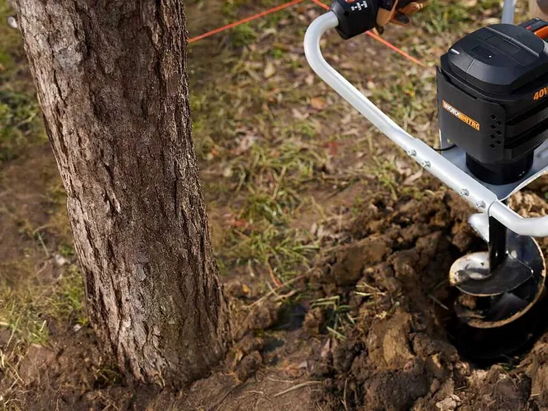 Worx Nitro WG865E.9 - Tarière à batterie - 40 V - sans batteries ni chargeur