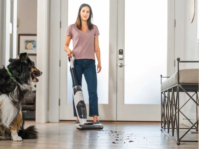 Tineco iFloor 2 Plus - Nettoyeur de sols à batterie 3 en 1 : lave, sèche et aspire