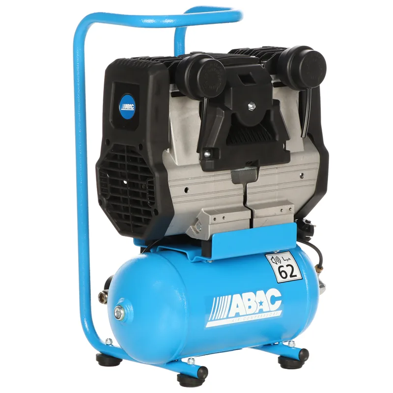 Abac start quiete OS20 - Compresseur d'air électrique monophasé silencieux - Sans huile - Moteur 2 CV - 6 L