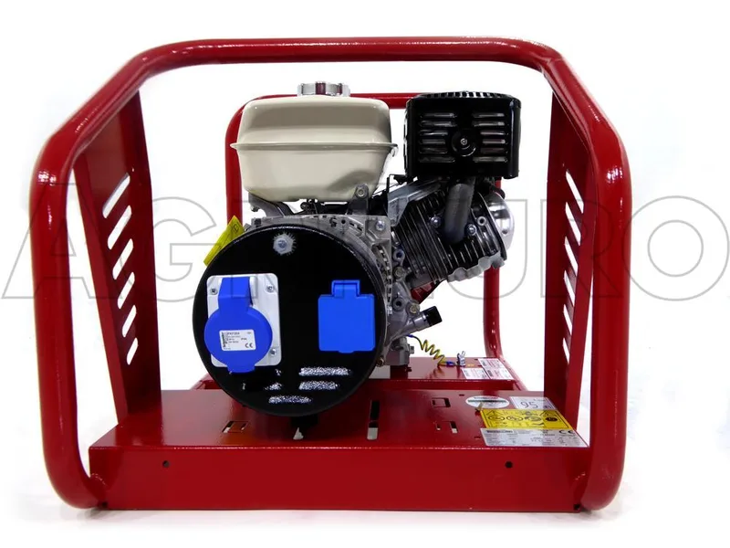 TecnoGen H5000 - Groupe électrogène 3.6 KW monophasé - Honda GX 270 - Alternateur italien