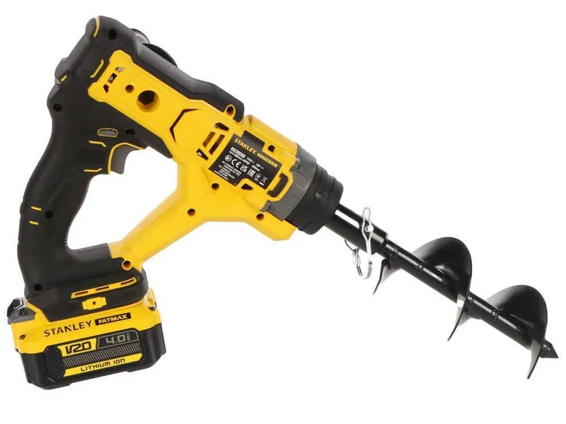 Stanley Fatmax SFMCGA75 - Tarière à batterie - 20 V 4 Ah - Mèche incluse de 15.5 cm - sans batterie et sans chargeur