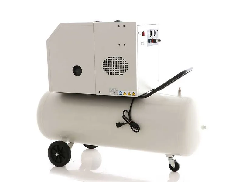 Fiac Silent AB200/360M - Compresseur d'air électrique monophasé à courroie, silencieux - Moteur 3 CV - 200 L