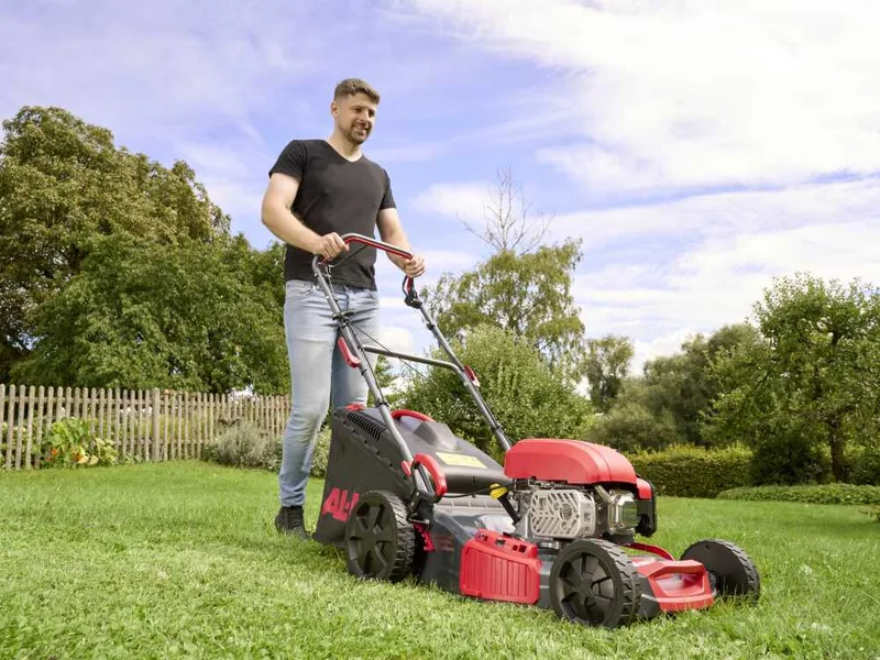 Al-Ko Easy 4.66 SP-D - Tondeuse à gazon thermique tractée - 4 en 1 - Moteur AL-KO Tech 6500 de 149 cm³