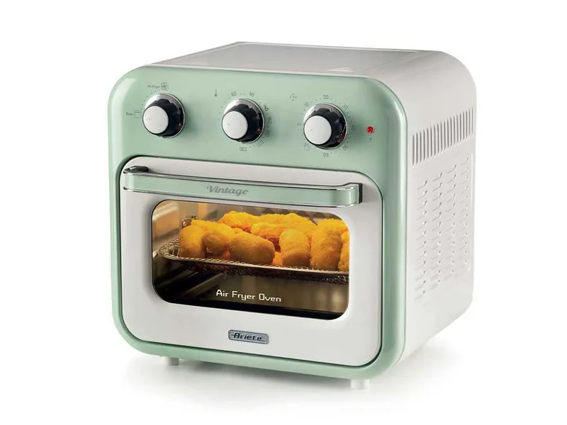 Ariete Vintage Vert - Friteuse à air et four électrique 16 L