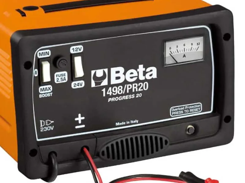 Beta 1498/PR20 - Chargeur de batterie portable - 12/24 V - monophasé