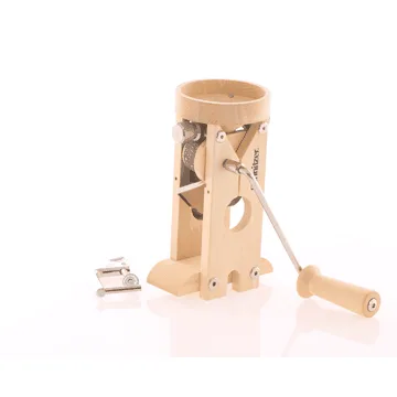 Schnitzer Campo 150g - Floconneuse manuelle de table en hêtre avec rouleaux en pierre