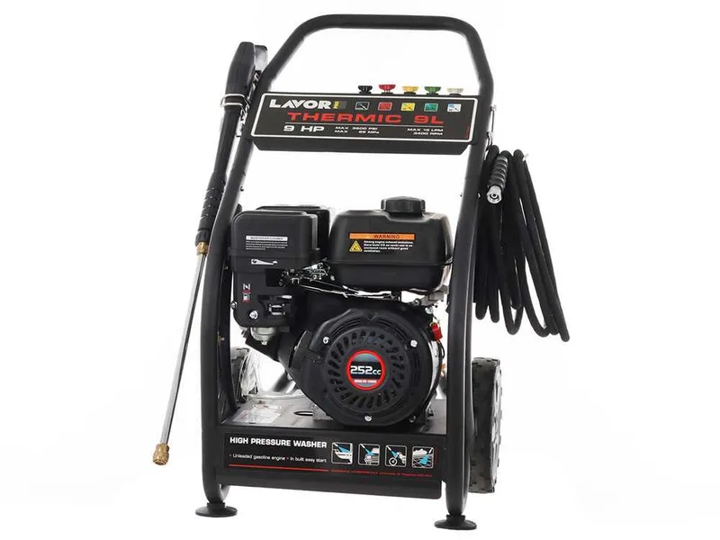 Lavor Thermic 9L - Nettoyeur haute pression thermique - 900 l/h - moteur Loncin LC175F-2 à essence 9 CV