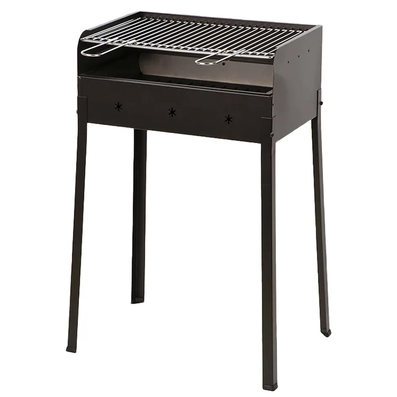 Mille Stella Eco Small - Barbecue à charbon en fer artisanal - 47,5x37 cm