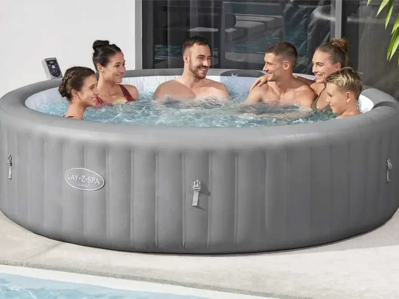 Bestway Lay-Z-Spa Hawaii AirJet 6001J - Ø236x71 cm - Spa gonflable à hydromassage