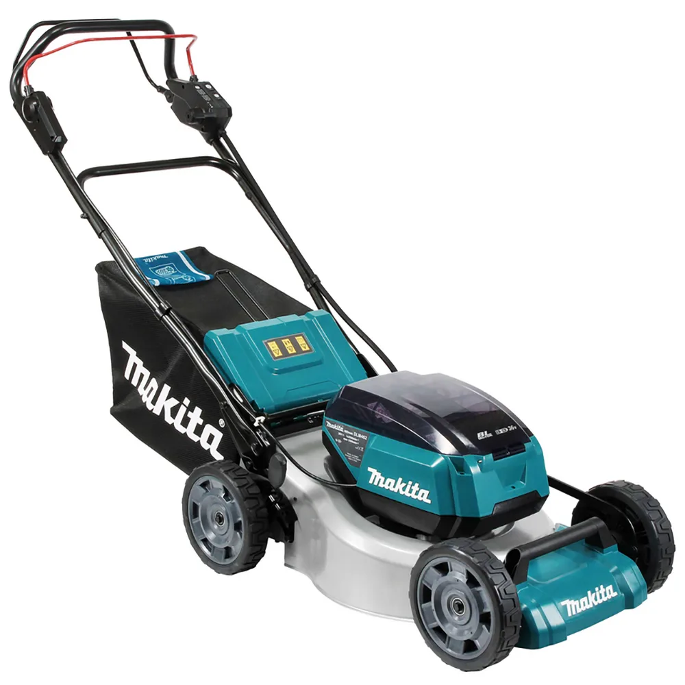 Makita DLM462Z - Tondeuse à gazon autotractée à batterie - 36 V - Coupe 46 cm